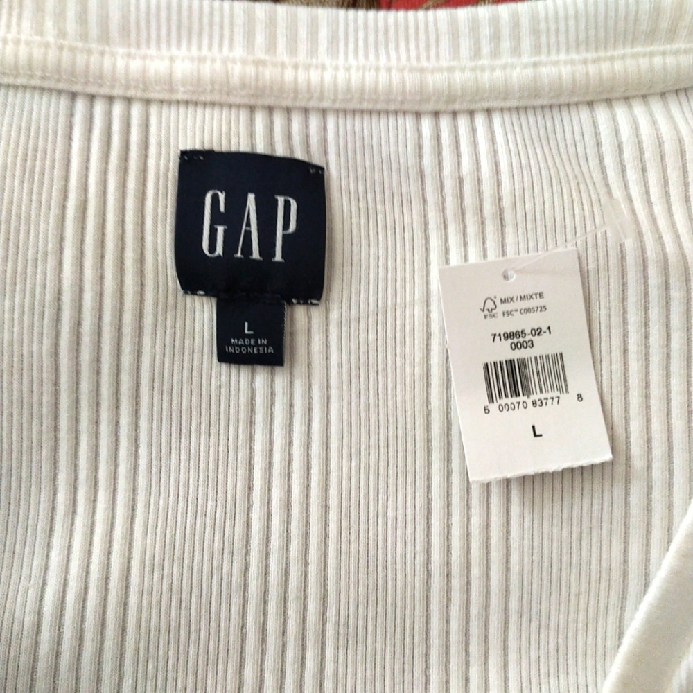 NWT Gap Cotton Bodysuit, full bottom.  Size L